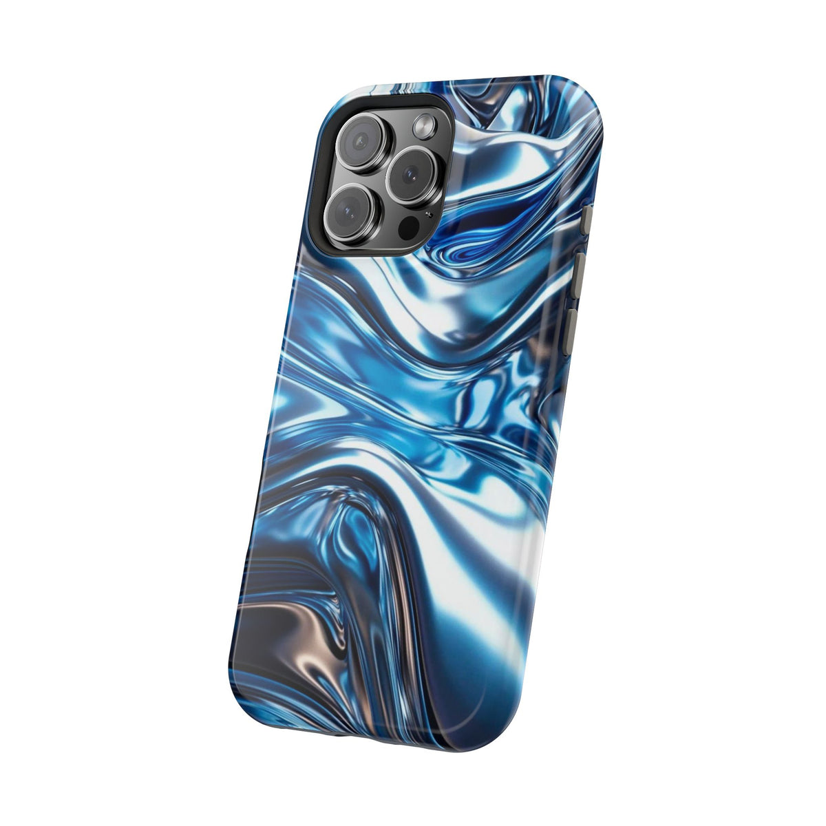 Blue holographic case