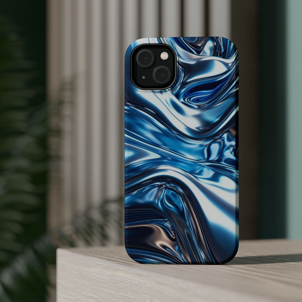 Blue holographic case