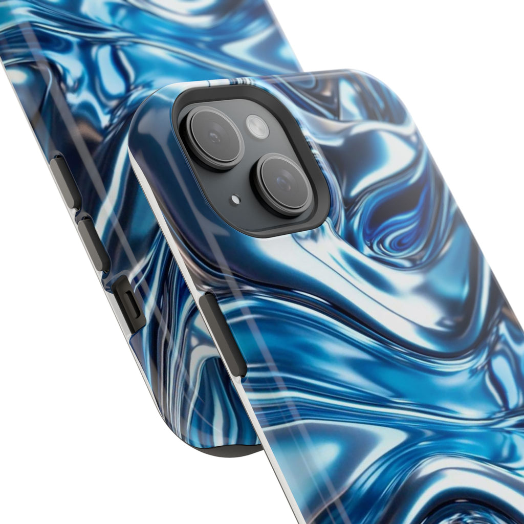 Blue holographic case