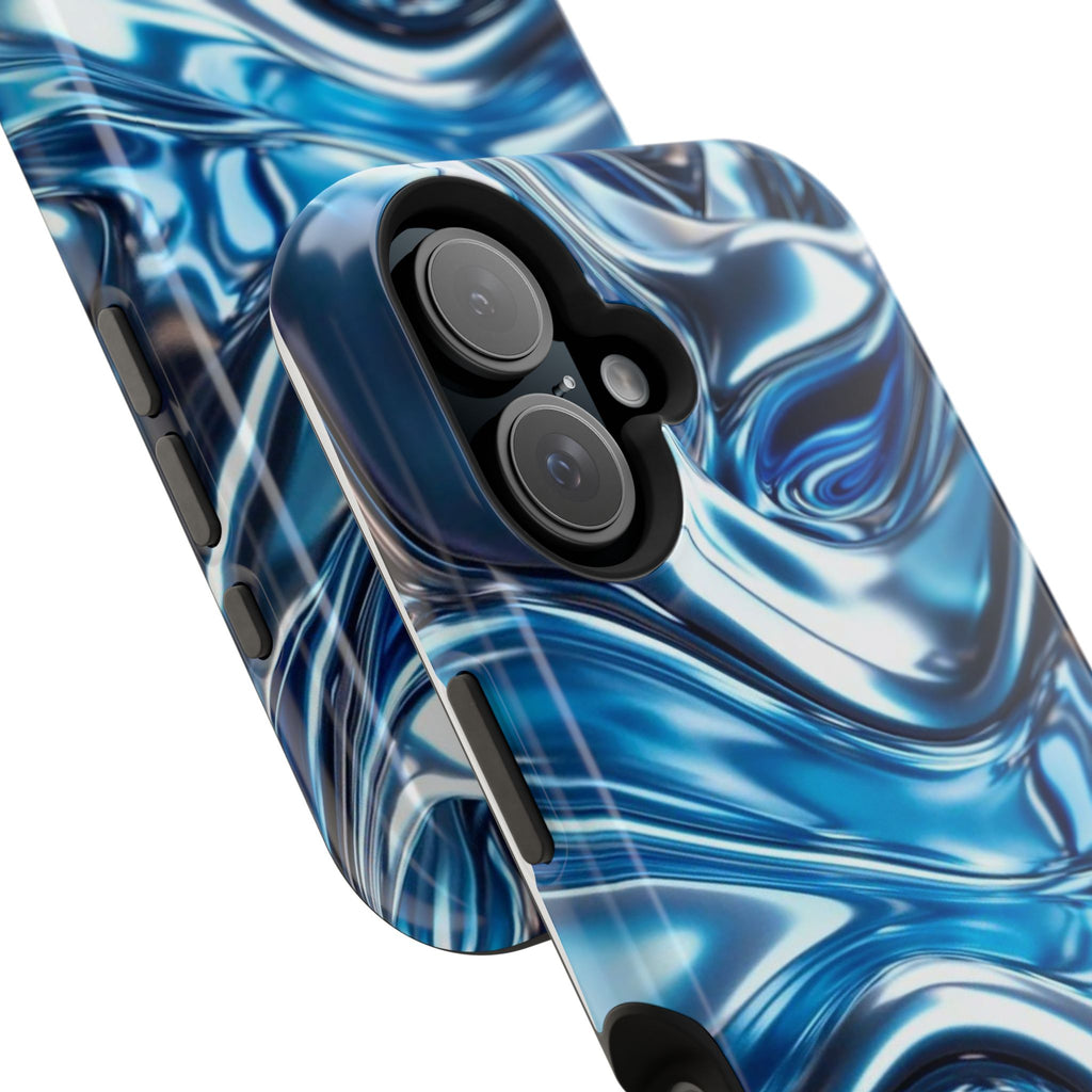 Blue holographic case