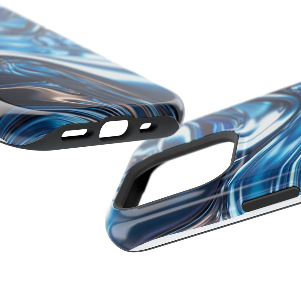 Blue holographic case
