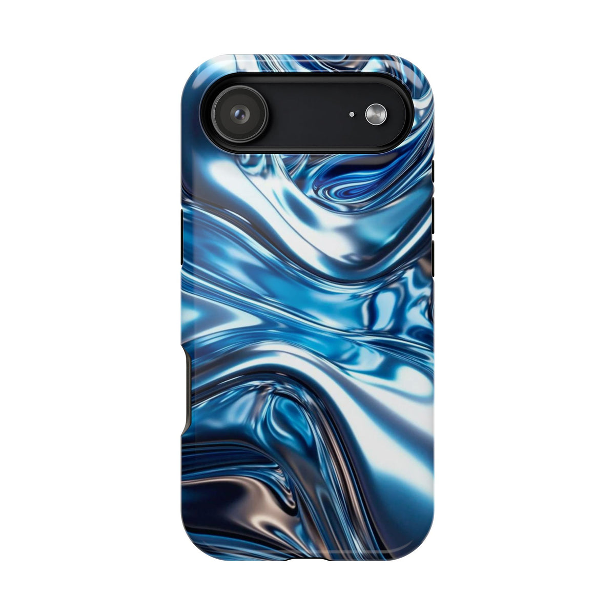 Blue holographic case