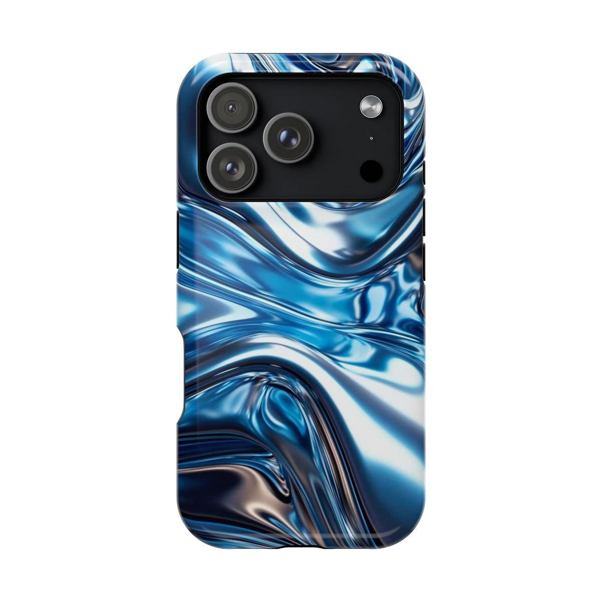 Blue holographic case