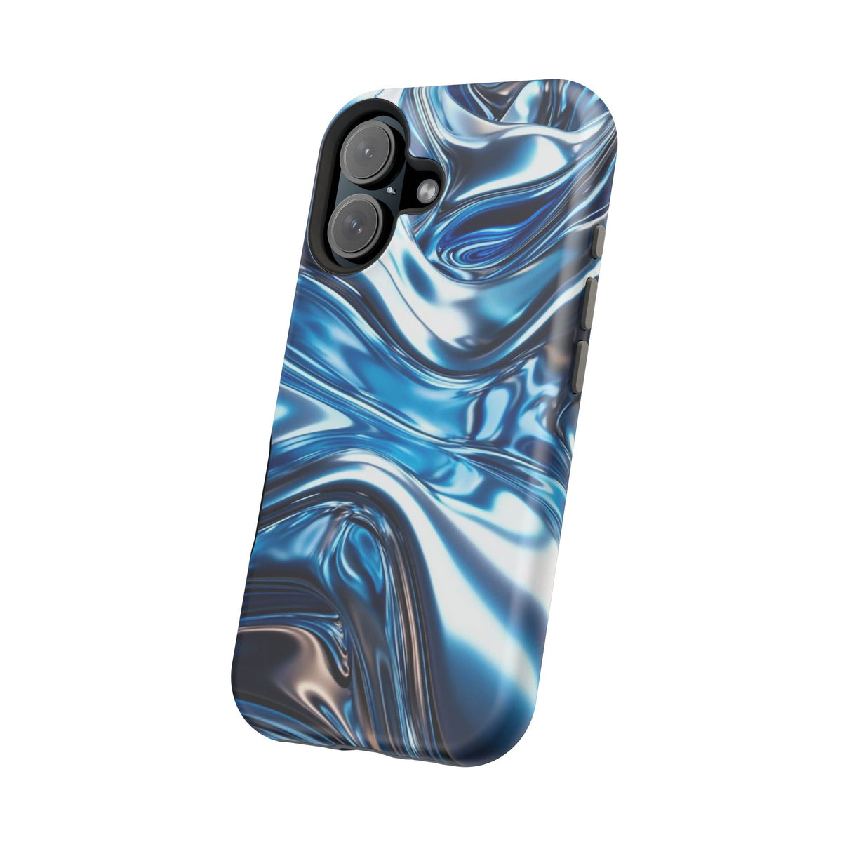 Blue holographic case