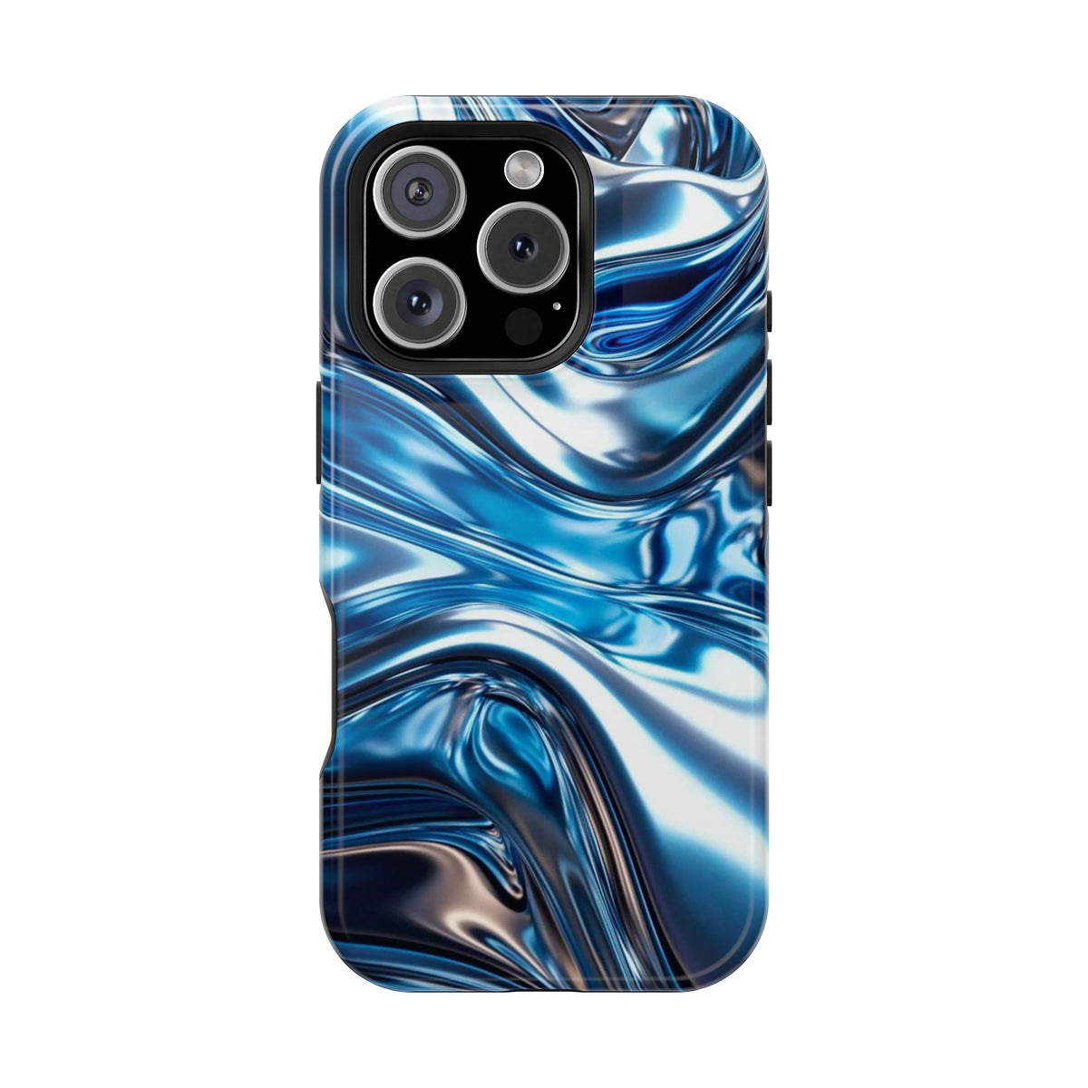 Blue holographic case