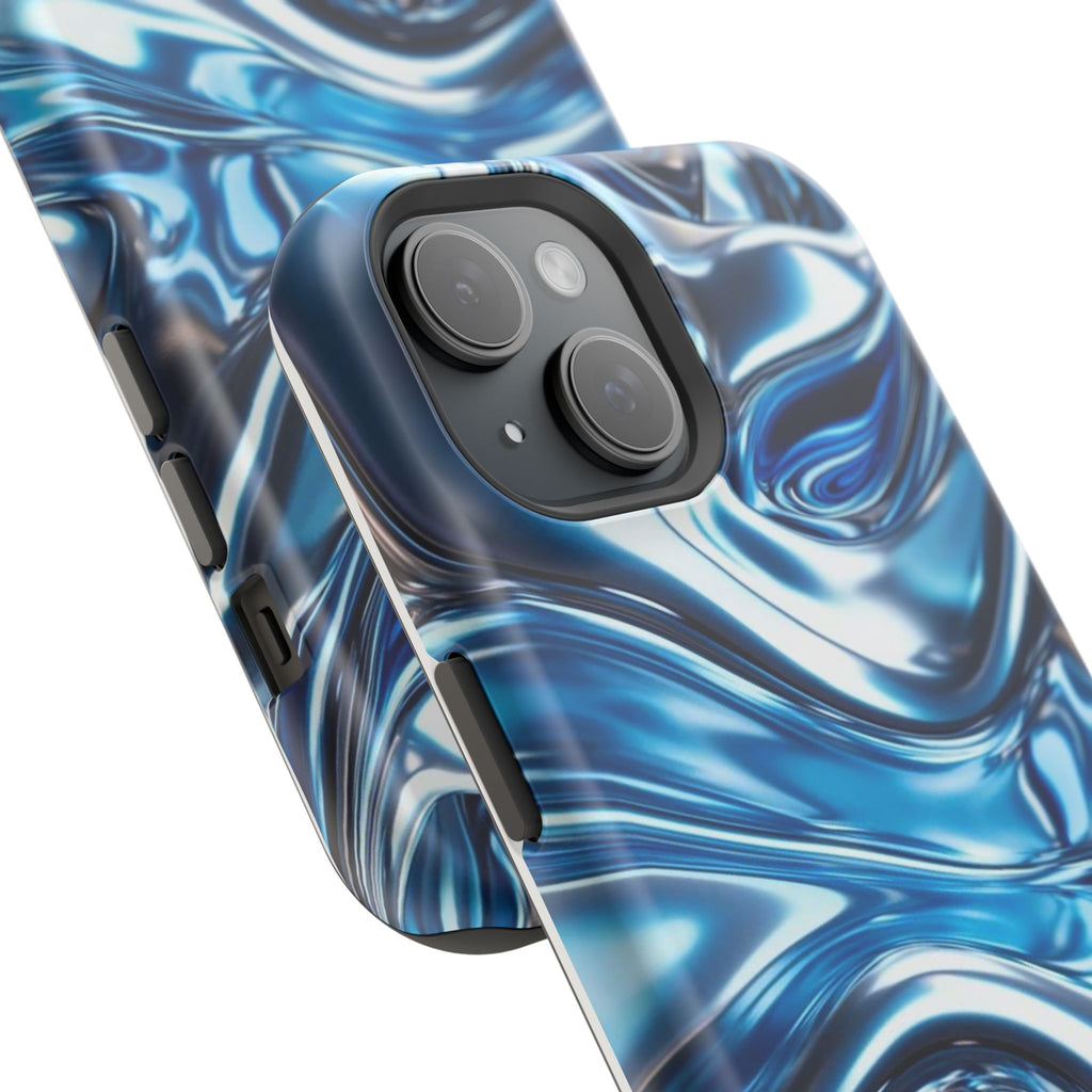 Blue holographic case