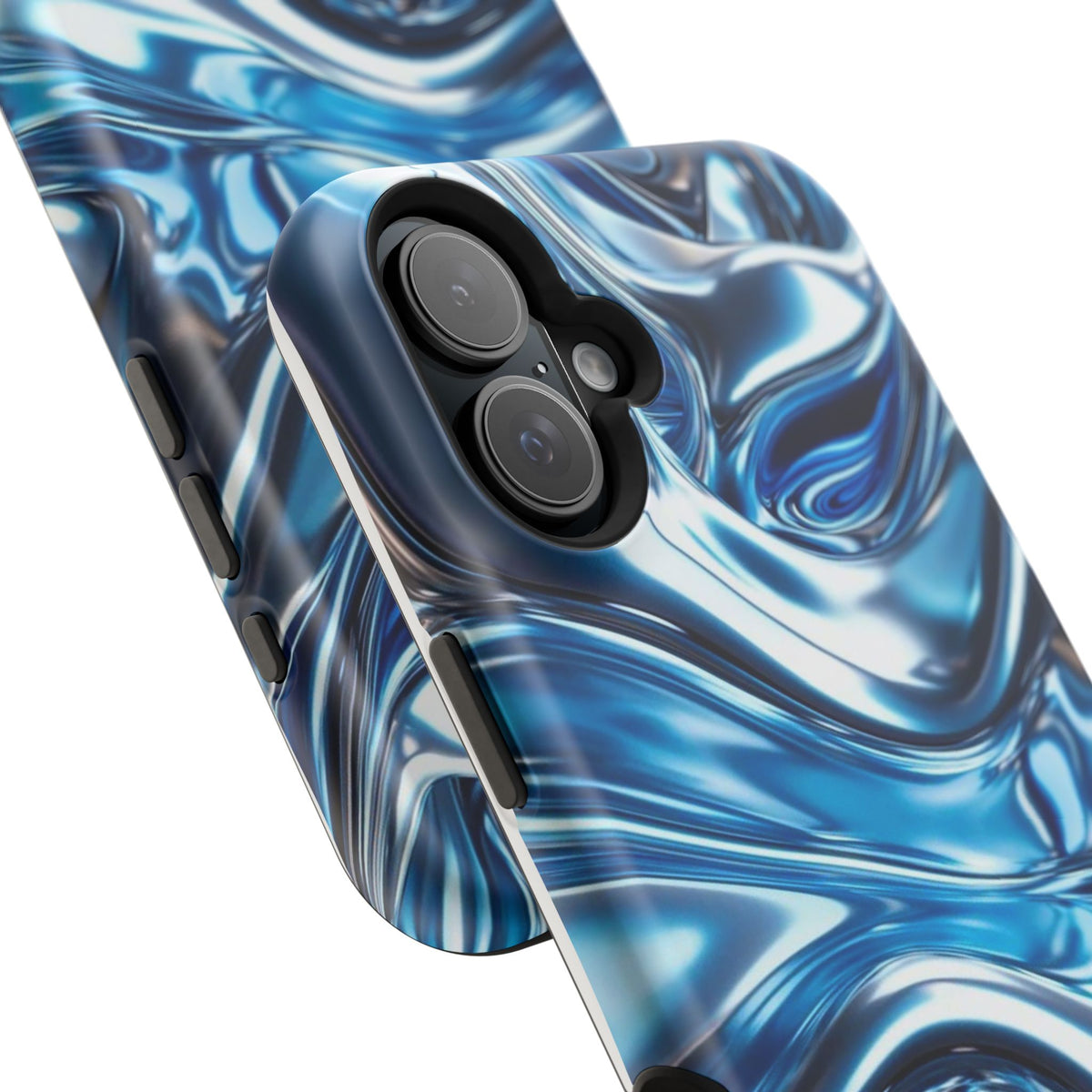 Blue holographic case