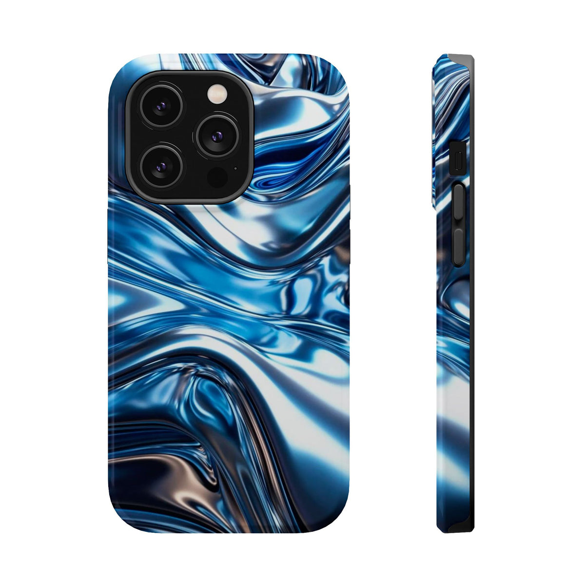 Blue holographic case