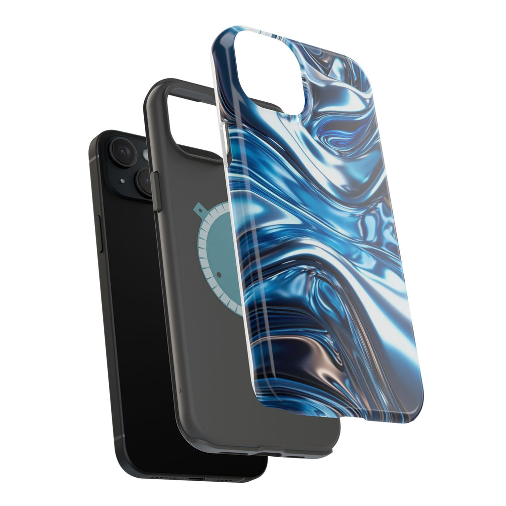 Blue holographic case