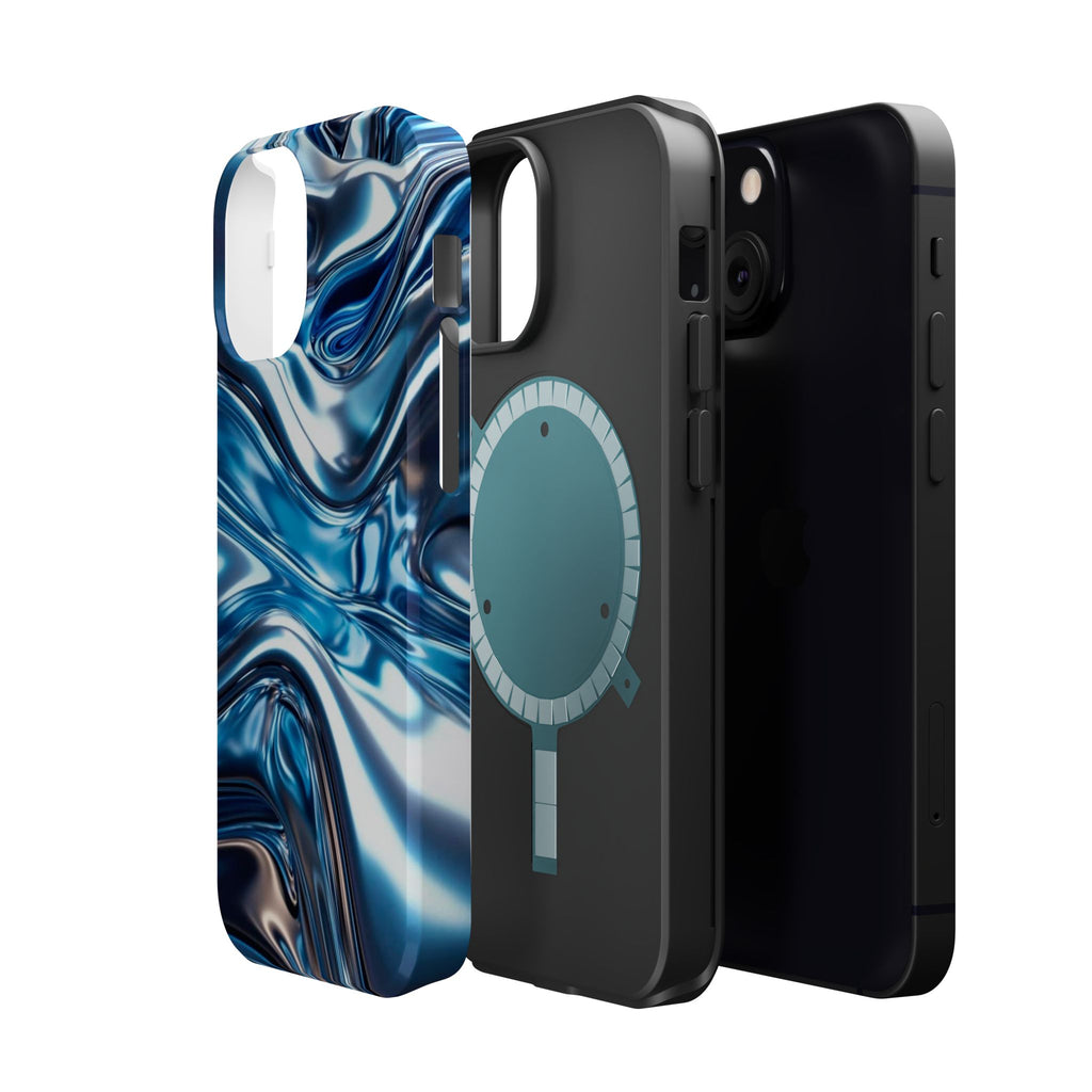 Blue holographic case
