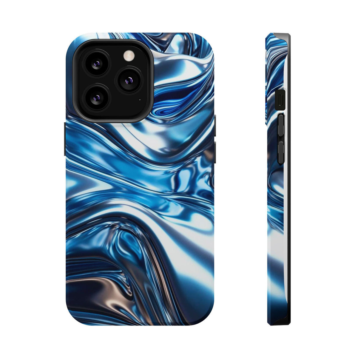 Blue holographic case
