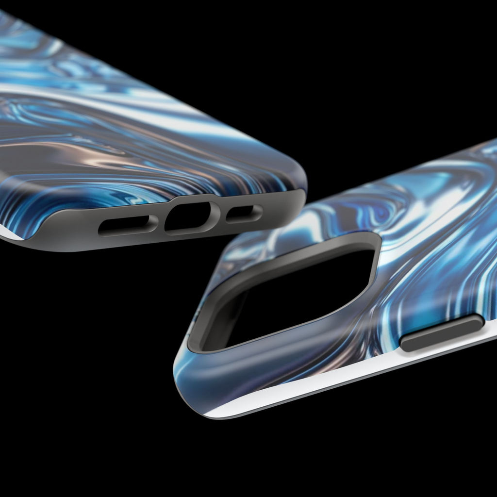 Blue holographic case