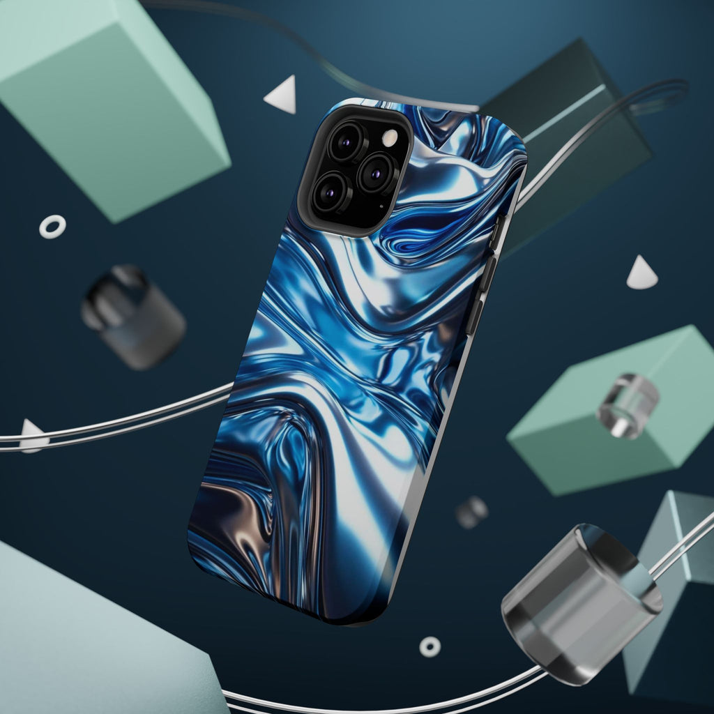 Blue holographic case