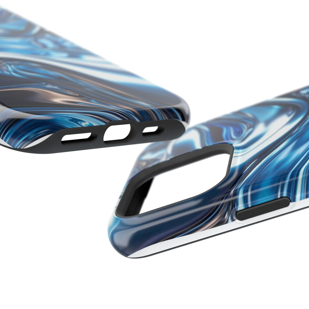 Blue holographic case
