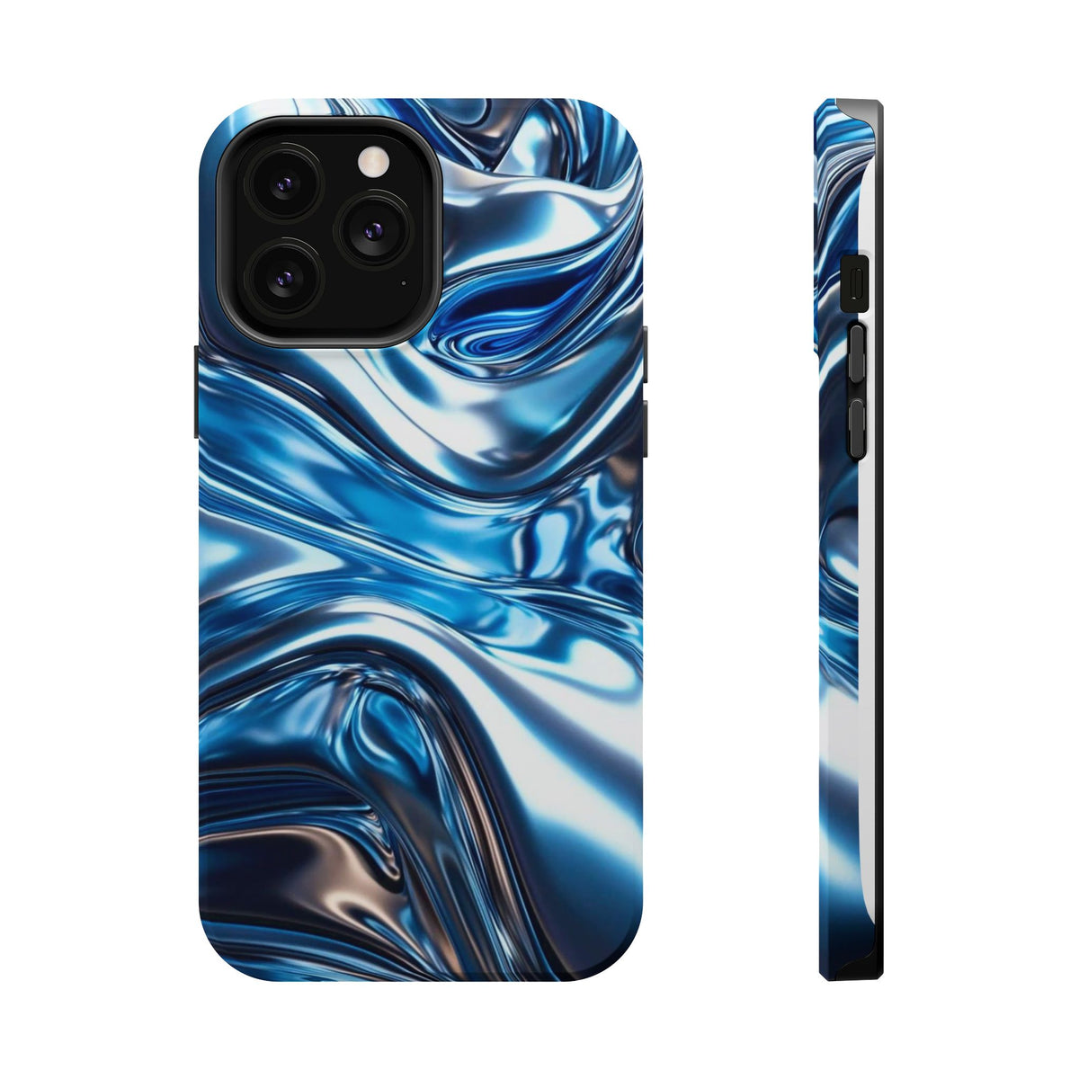 Blue holographic case