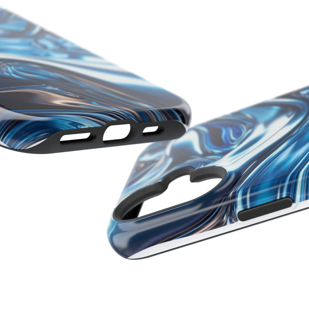 Blue holographic case