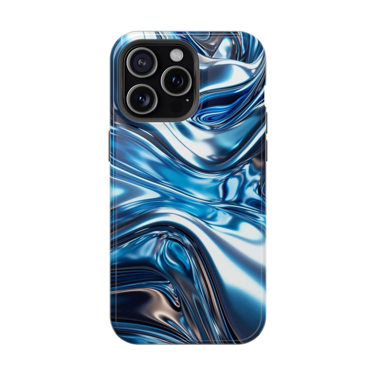 Blue holographic case