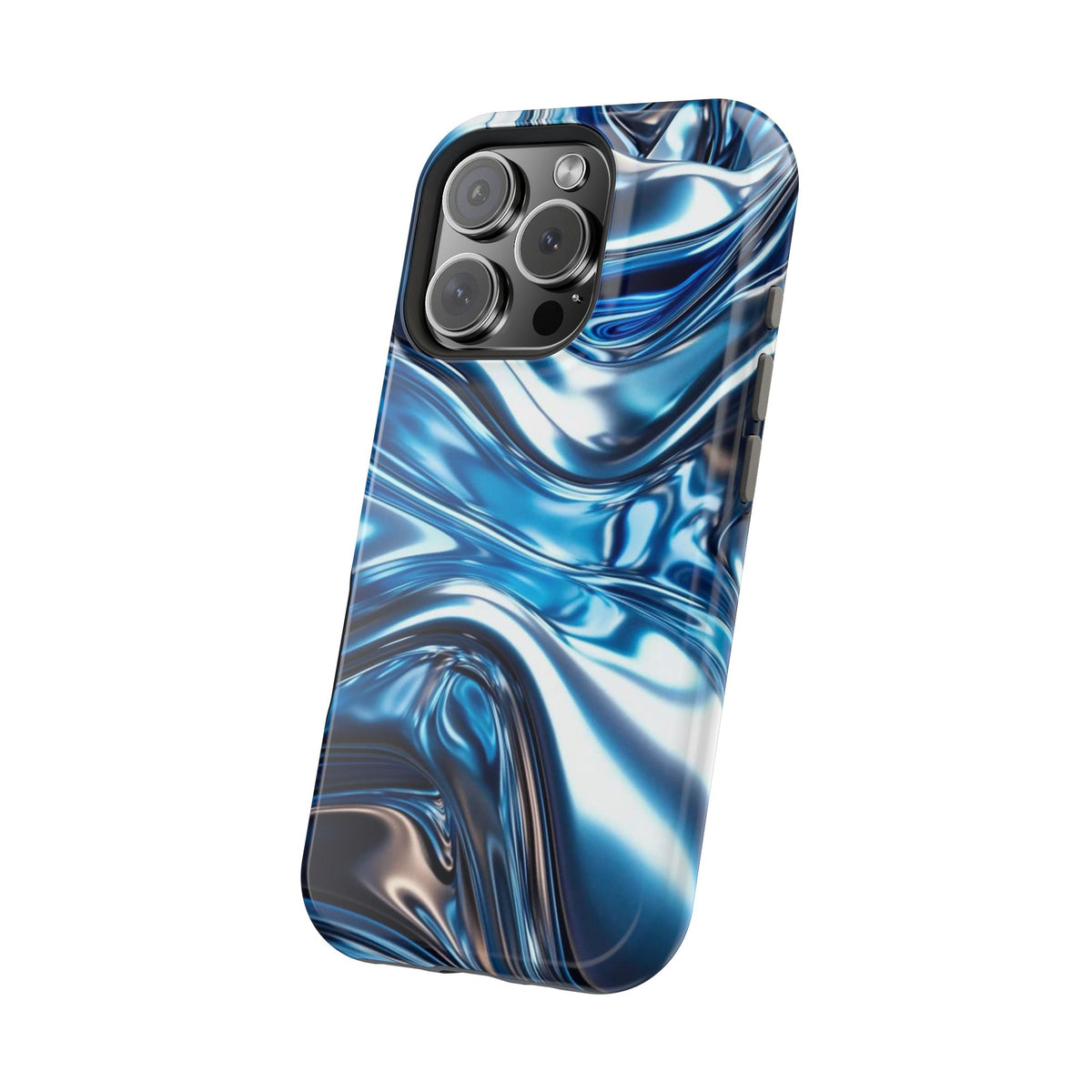 Blue holographic case