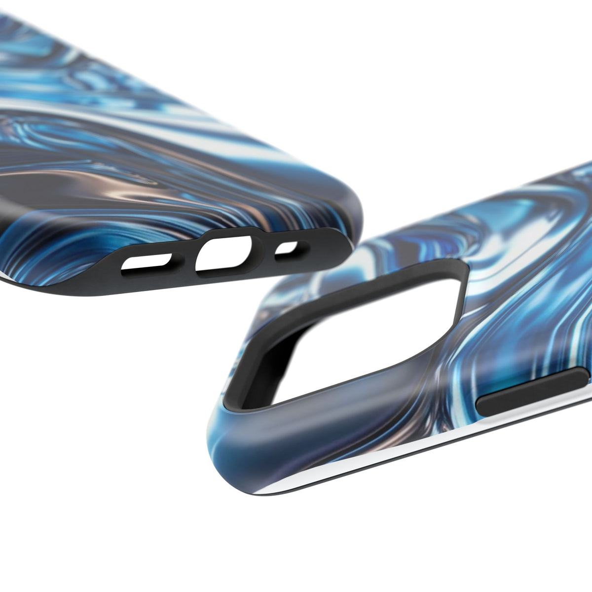 Blue holographic case