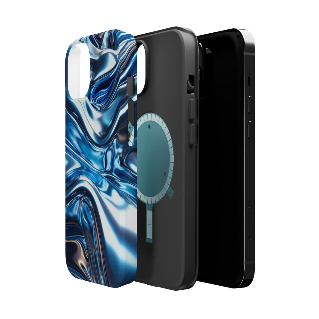 Blue holographic case