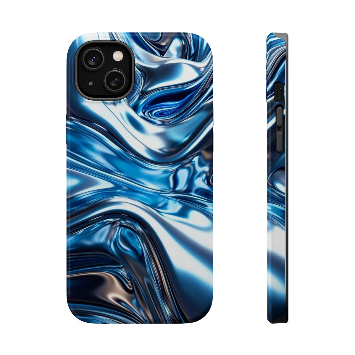 Blue holographic case