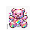 Holographic Teddy bear sticker