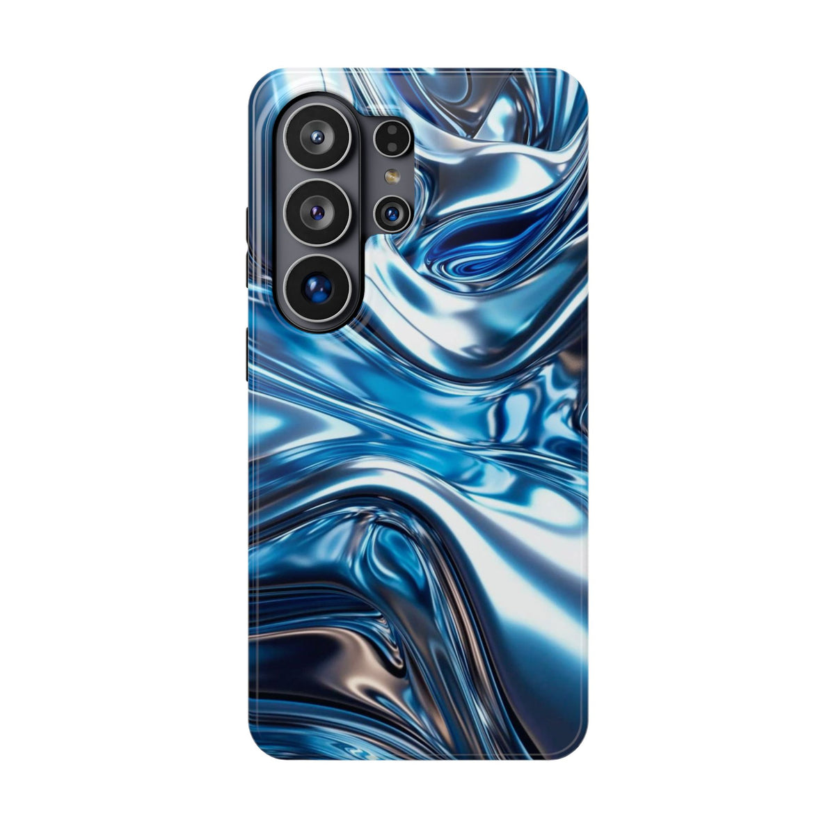 Blue holographic case