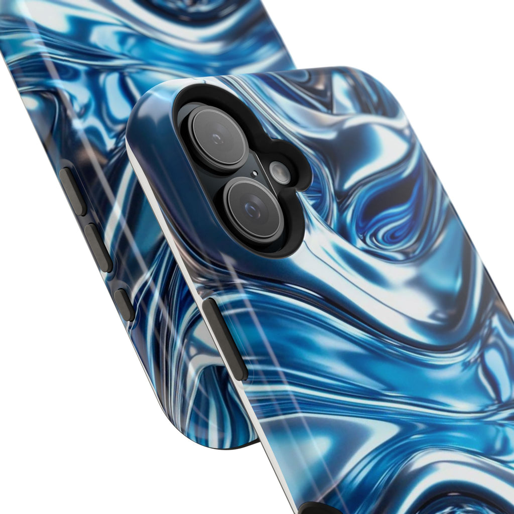 Blue holographic case