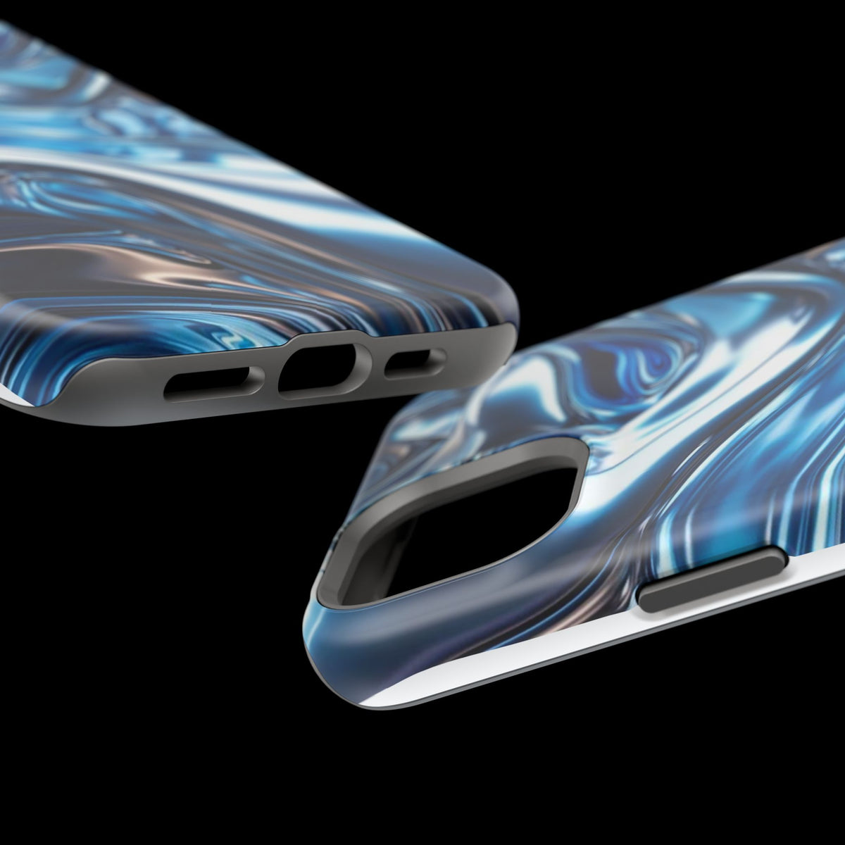 Blue holographic case