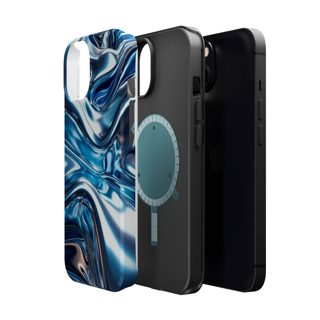 Blue holographic case