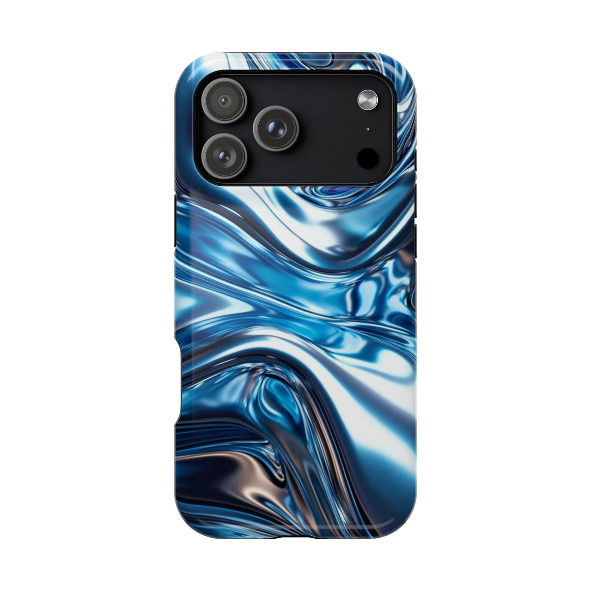 Blue holographic case