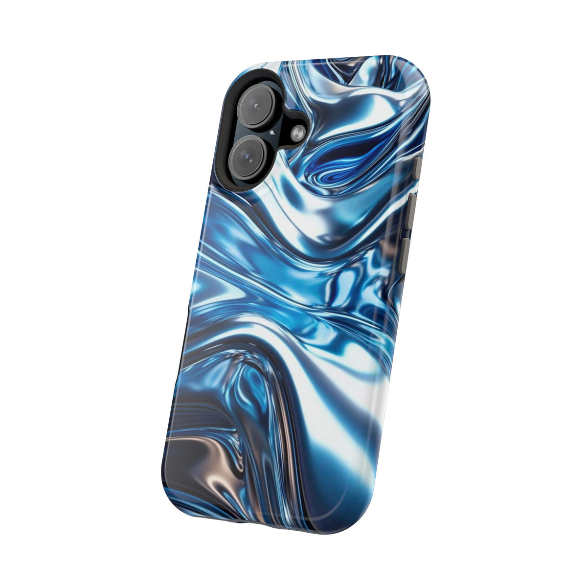 Blue holographic case