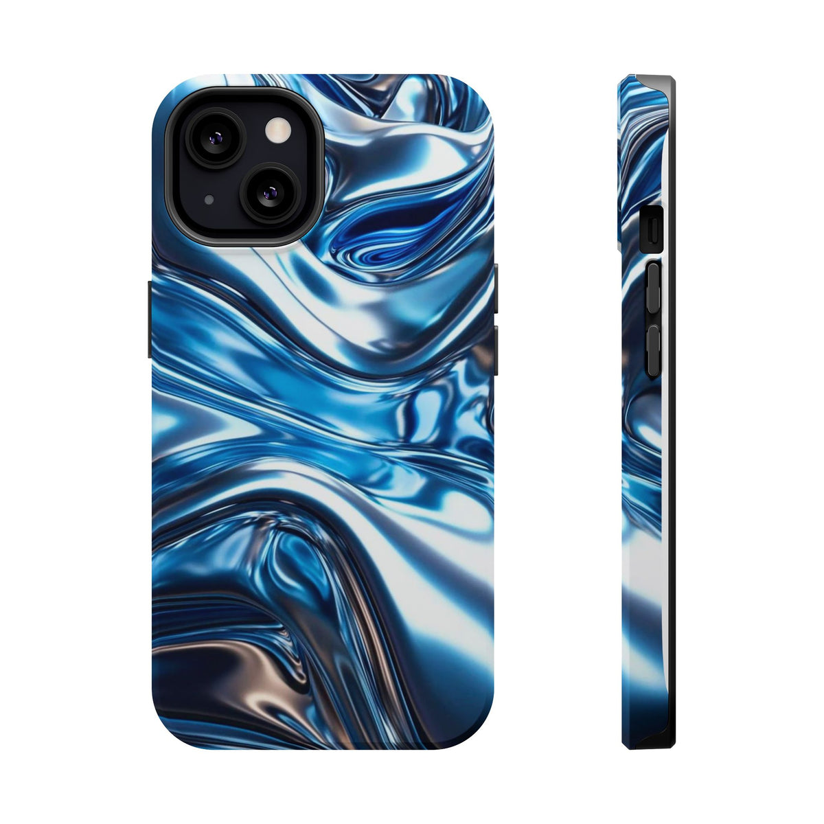 Blue holographic case