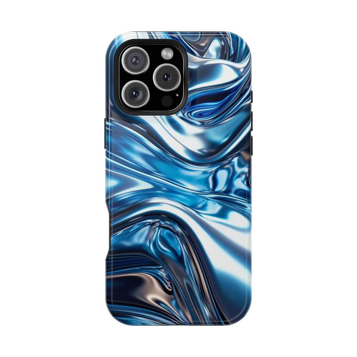 Blue holographic case