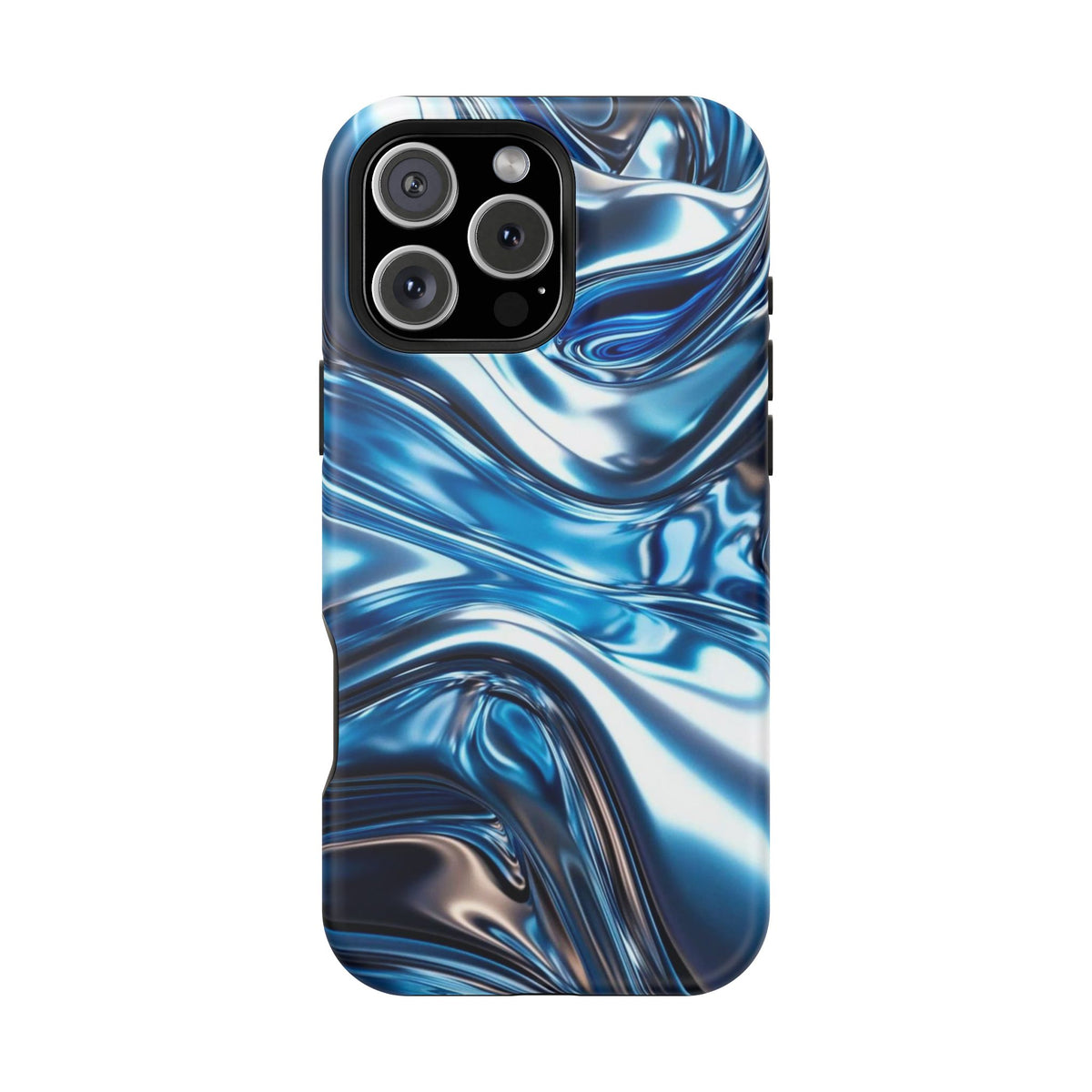 Blue holographic case
