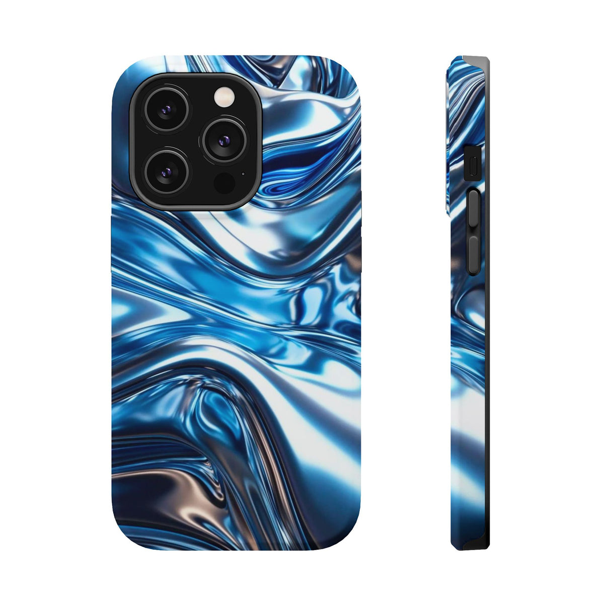 Blue holographic case