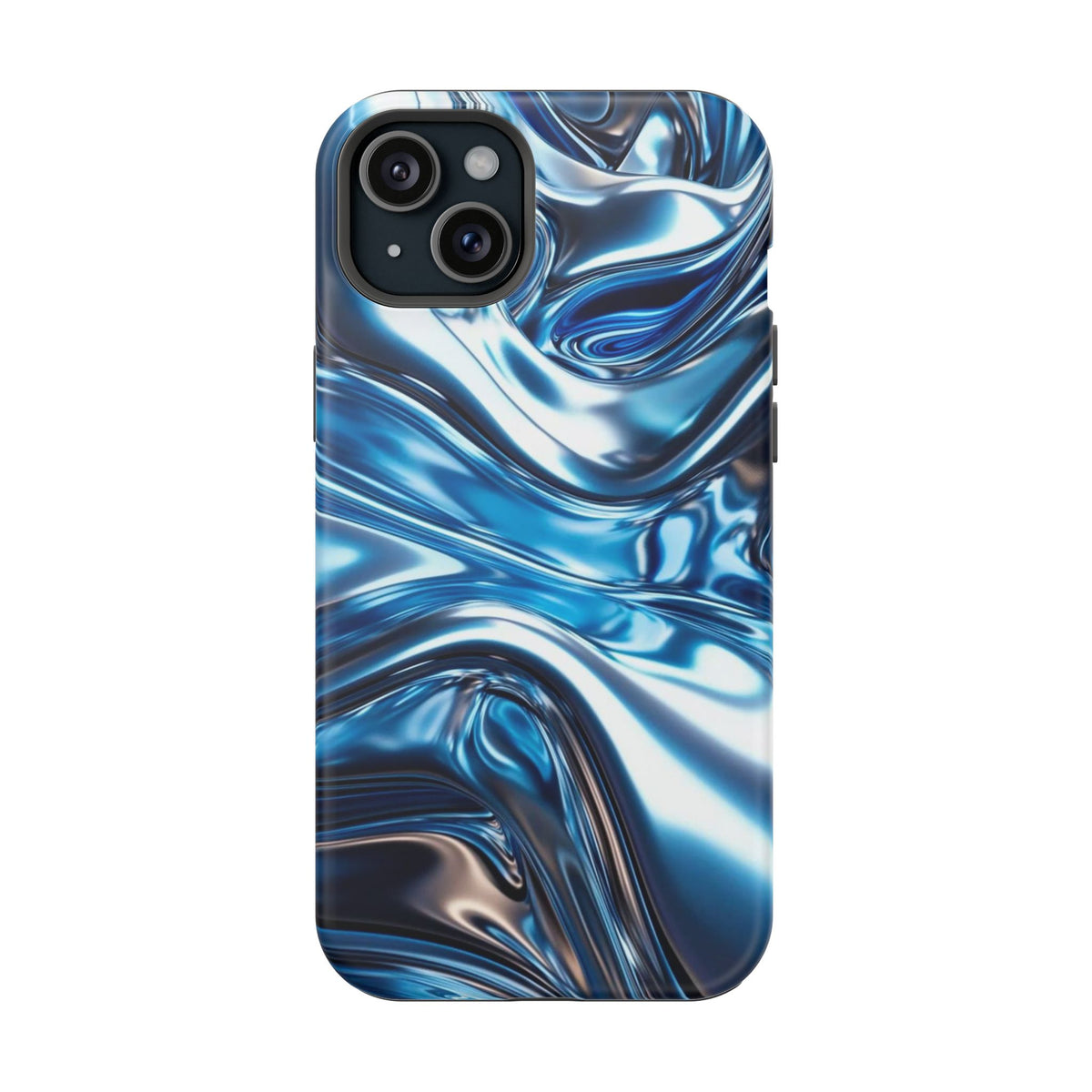 Blue holographic case