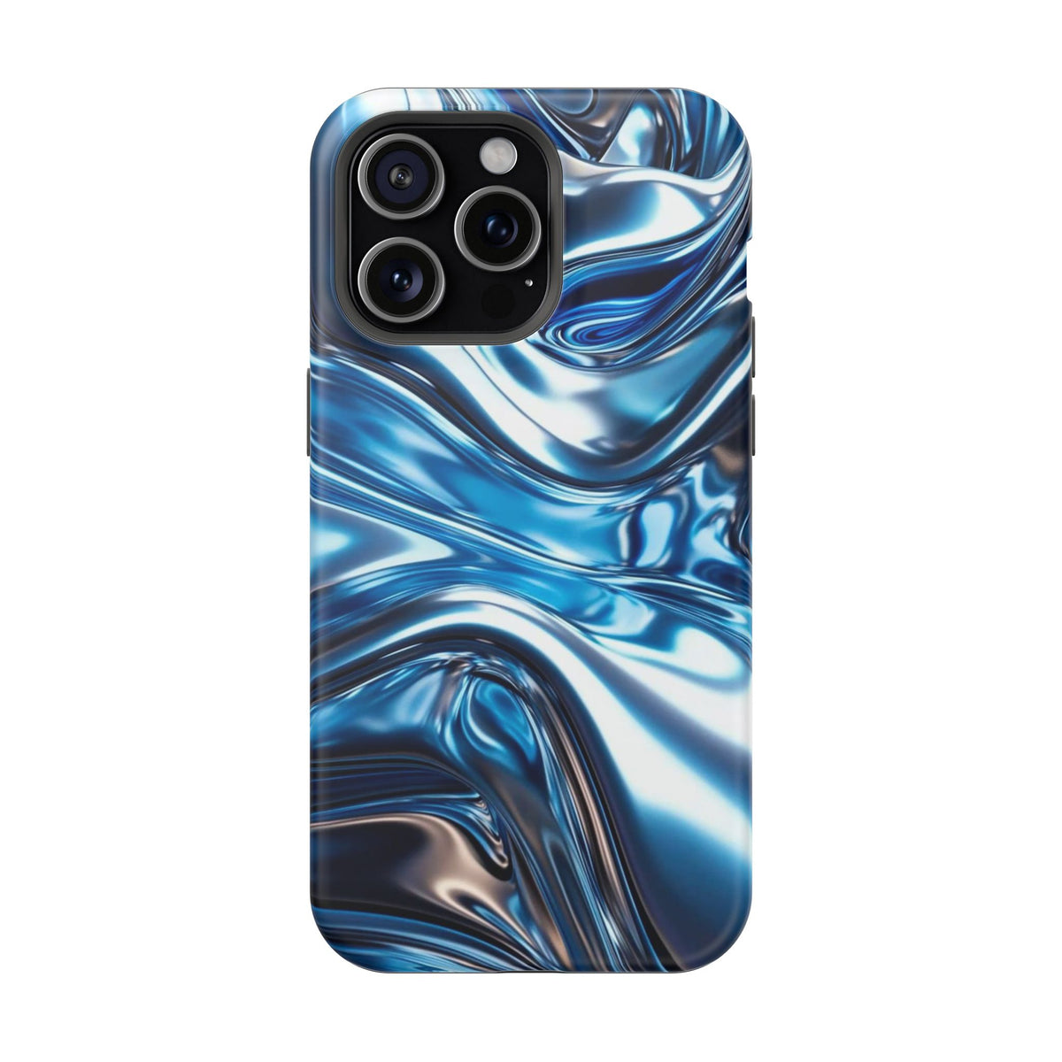 Blue holographic case