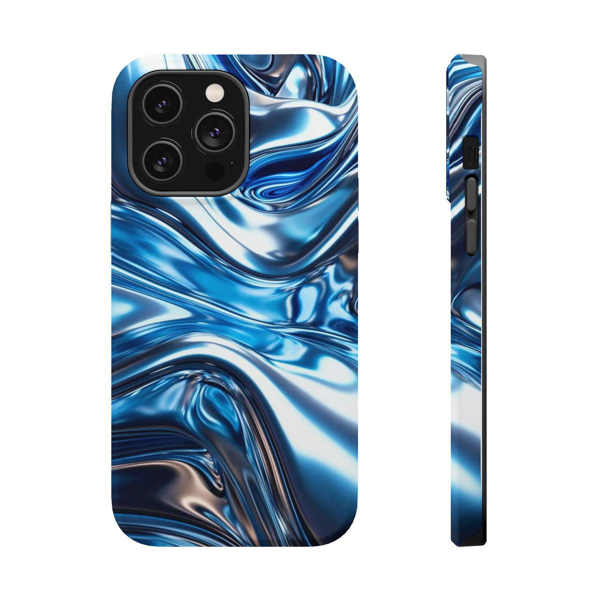 Blue holographic case