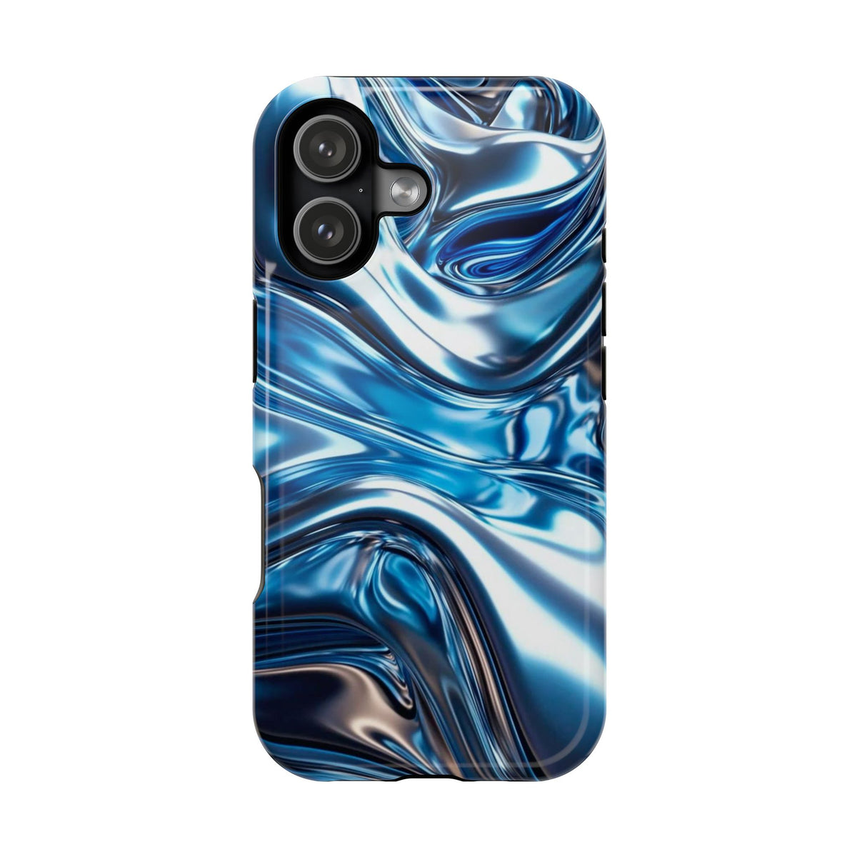 Blue holographic case