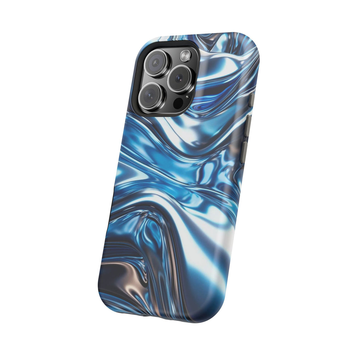 Blue holographic case