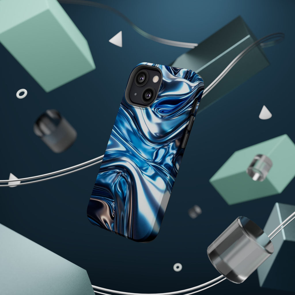 Blue holographic case
