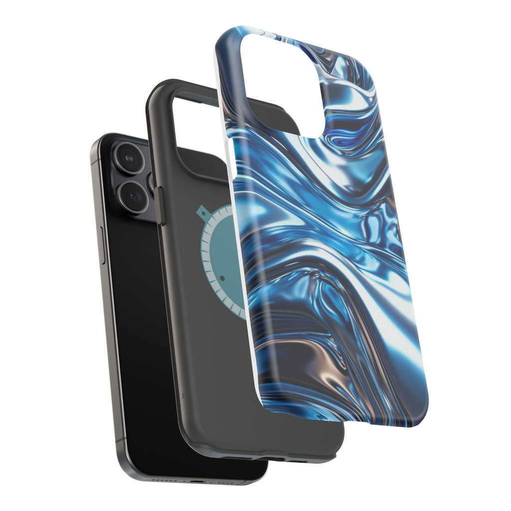 Blue holographic case