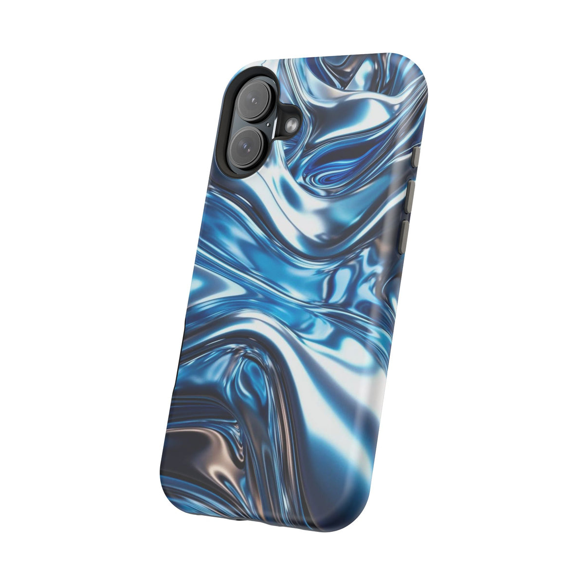 Blue holographic case