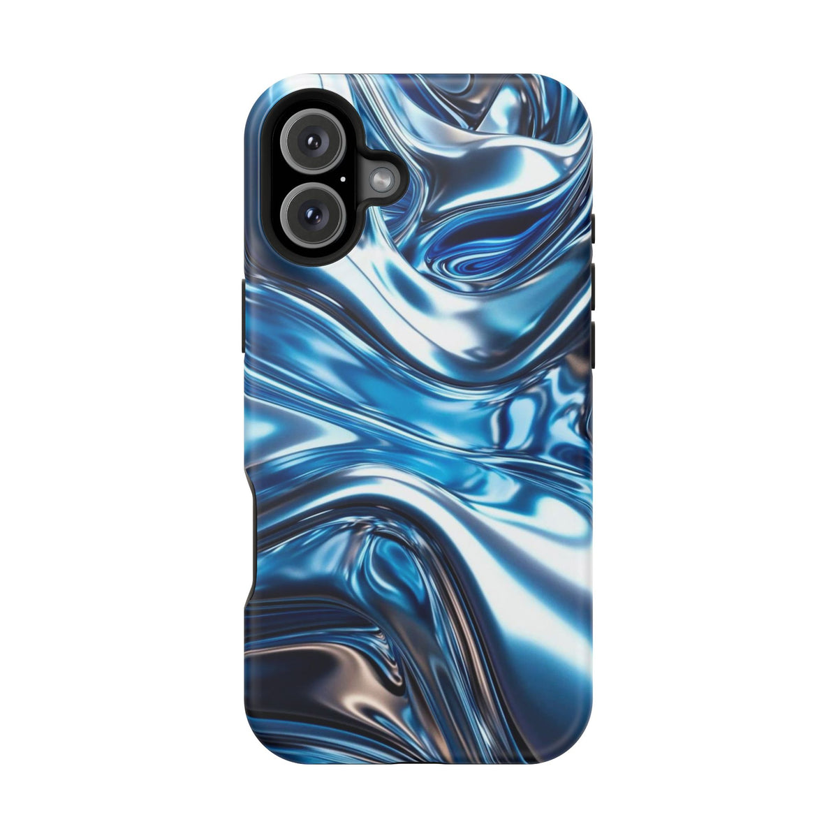 Blue holographic case