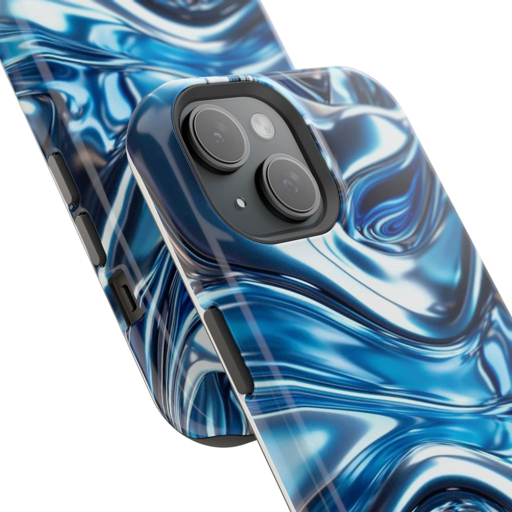 Blue holographic case