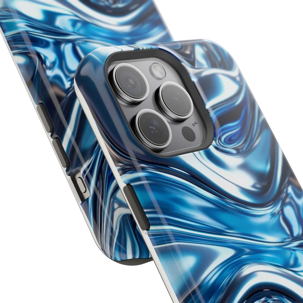 Blue holographic case