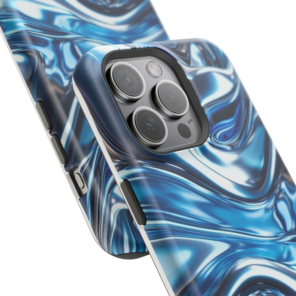 Blue holographic case