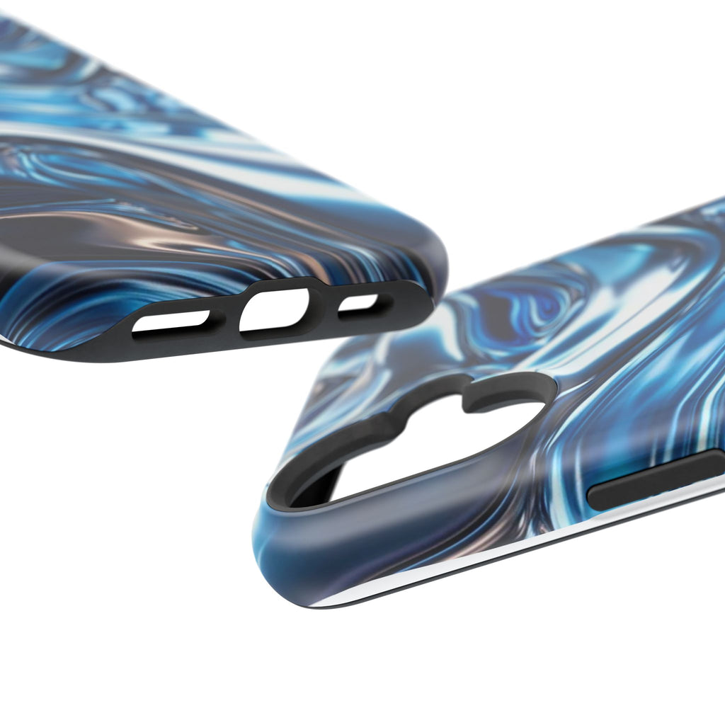 Blue holographic case