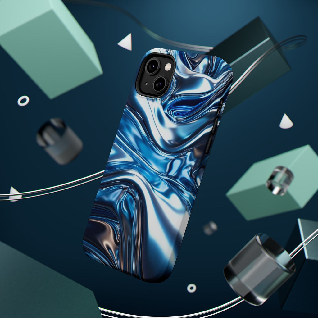 Blue holographic case